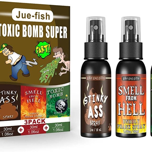 Liquid Fart Spray Stinky Ass Toxic Bomb Smelly Stink Crap Gag Prank Joke - Picture 2 of 8